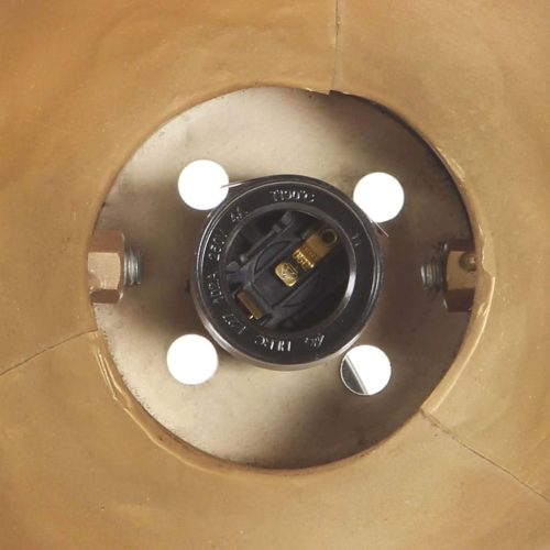  sárgaréz színű ipari falilámpa 90 x 25 cm E27