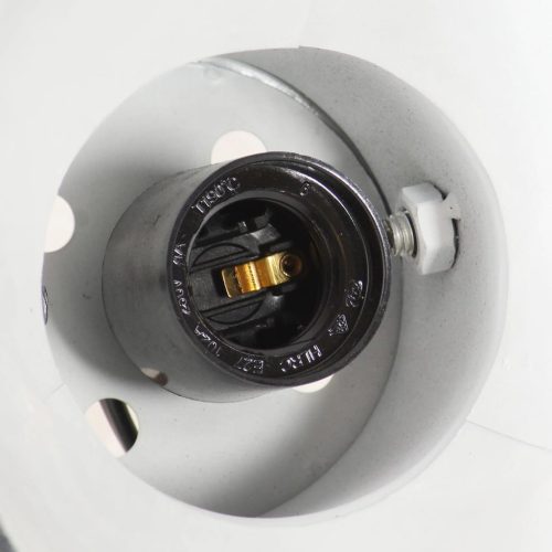  2 db fekete ipari fali-/mennyezeti lámpa 20 x 25 cm E27