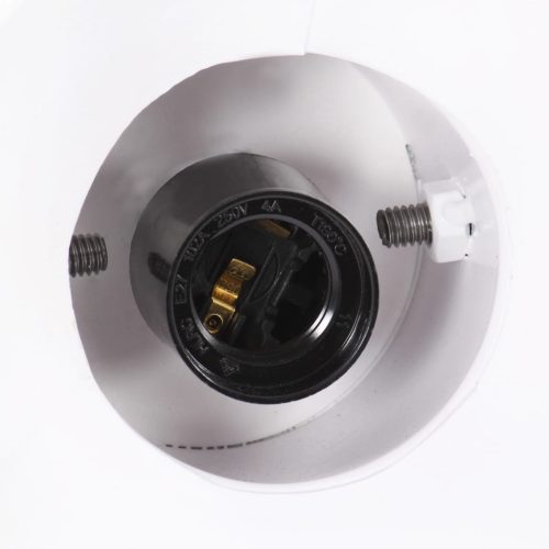  kerek fehér ipari függőlámpa 25 W 19 cm E27