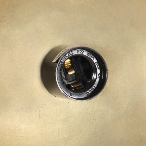  kerek sárgaréz ipari függőlámpa 25 W 41 cm E27