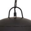  kerek fekete ipari vintage függőlámpa 25 W 41 cm E27