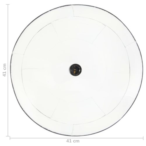  kerek fekete ipari vintage függőlámpa 25 W 41 cm E27