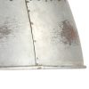  kerek ezüstszínű ipari függőlámpa 25 W 31 cm E27