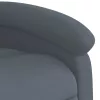  sötétszürke bársony dönthető fotel