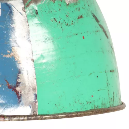  kerek többszínű vintage ipari függőlámpa 25 W 31 cm E27