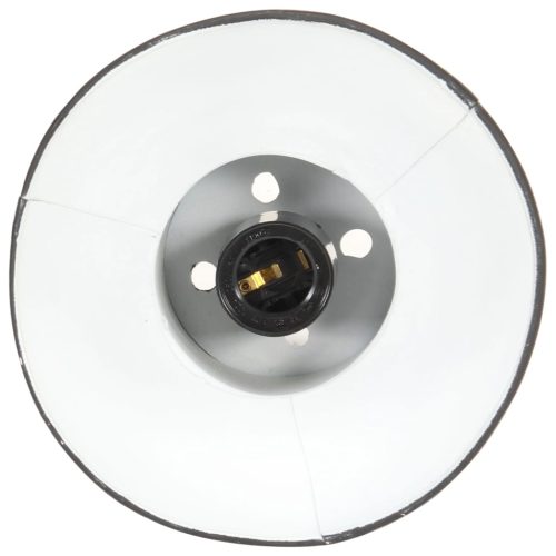  kerek fekete függőlámpa 25 W 17 cm E27