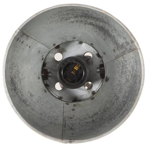  öntött vas állólámpa 2 db ezüstszínű lámpaernyővel E27