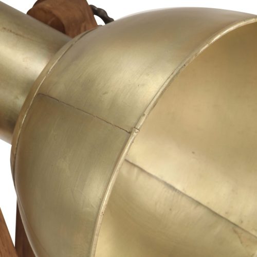  sárgaréz tömör mangófa állólámpa E27