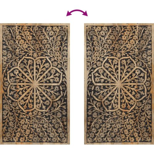  3 részes tömör mangófa fürdőszobai bútorszett