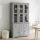  BODO szürke tömör fenyőfa magasszekrény 115,5x43x200,5 cm