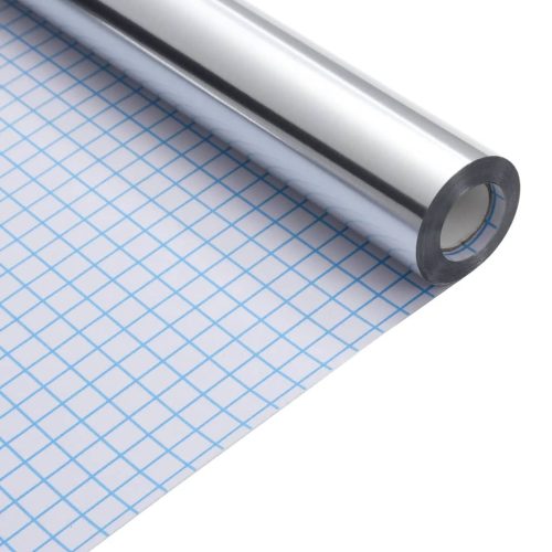  öntapadós ezüstszínű PET bútormatricák 90 x 500 cm