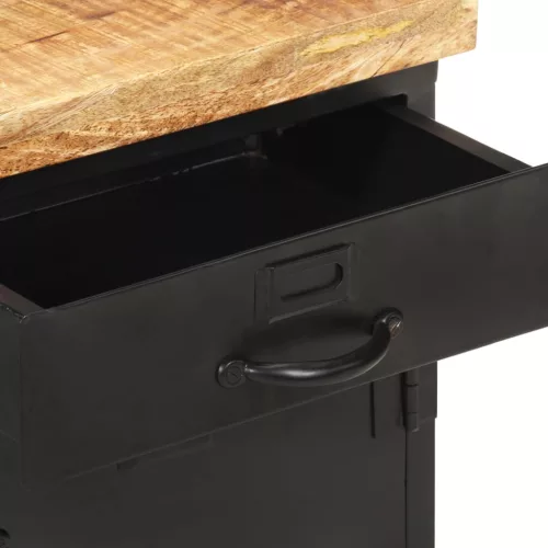  nyers mangófa éjjeliszekrény 40 x 30 x 52 cm