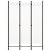  fehér 3-paneles paraván 120 x 180 cm
