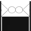  fekete 4 paneles paraván 160 x 180 cm