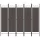  antracitszürke 5 paneles paraván 200 x 180 cm