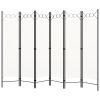  fehér 6-paneles paraván 240 x 180 cm