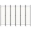  fehér 6-paneles paraván 240 x 180 cm