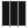  fekete 3 paneles paraván 150 x 180 cm