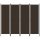  barna 4 paneles paraván 200 x 180 cm