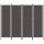  antracitszürke 4 paneles paraván 200 x 180 cm