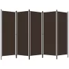  barna 5 paneles paraván 250 x 180 cm