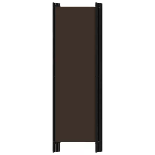  barna 5 paneles paraván 250 x 180 cm