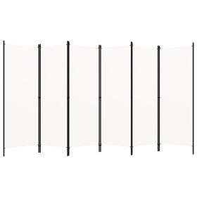  fehér 6 paneles paraván 300 x 180 cm 