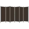  barna 6 paneles paraván 300 x 180 cm