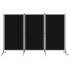  fekete 3 paneles paraván 260 x 180 cm 