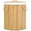  sarok bambusz szennyestartó kosár 60 L