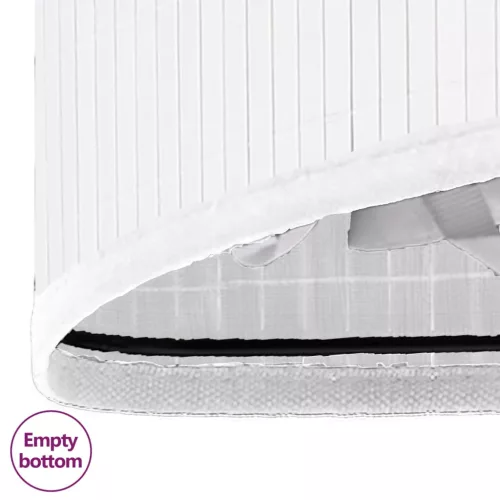  fehér sarok bambusz szennyestartó kosár 60 L