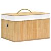  4 db bambusz tárolódoboz