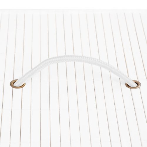  4 db fehér bambusz tárolódoboz