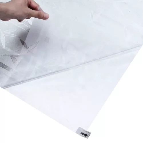  2 db matt bambusz mintás PVC ablakfólia