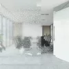  3 db 3D matt szivárványmintás PVC ablakfólia