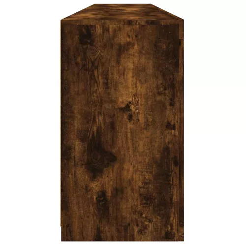  füstös tölgy színű tálalószekrény LED-ekkel 202x37x67 cm