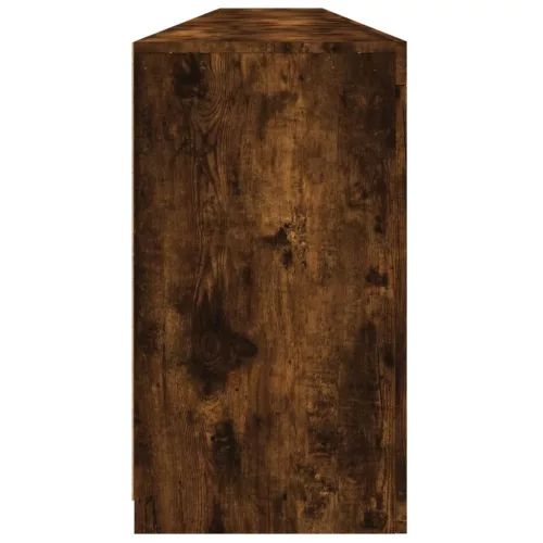  füstös tölgy színű tálalószekrény LED-ekkel 283x37x67 cm