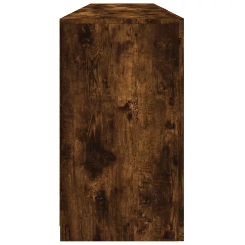  füstös tölgy színű tálalószekrény LED-ekkel 162 x 37 x 67 cm