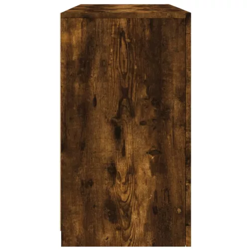  füstös tölgy színű tálalószekrény LED-ekkel 123 x 37 x 67 cm