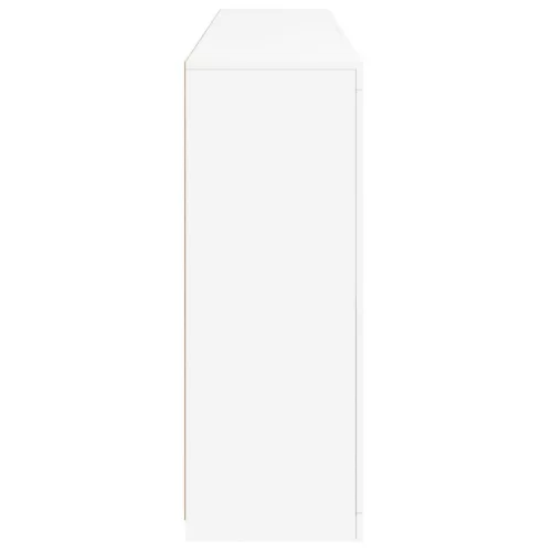  fehér tálalószekrény LED-világítással 181,5 x 37 x 100 cm