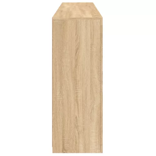  sonoma tölgy színű tálalószekrény LED-ekkel 181,5 x 37 x 100 cm