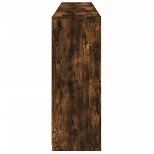  füstös tölgy színű tálalószekrény LED-ekkel 181,5 x 37 x 100 cm