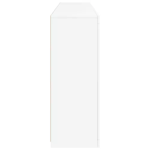  fehér tálalószekrény LED-világítással 181,5 x 37 x 100 cm