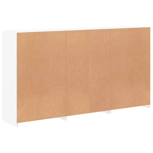  fehér tálalószekrény LED-világítással 181,5 x 37 x 100 cm