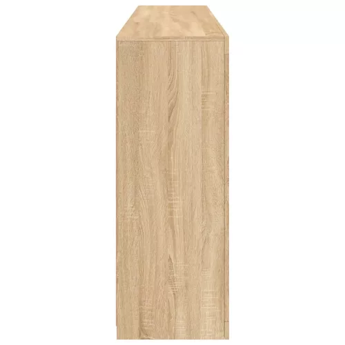  sonoma tölgy színű tálalószekrény LED-ekkel 181,5 x 37 x 100 cm