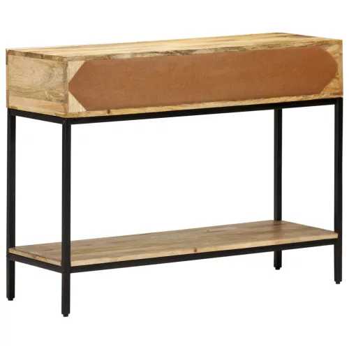  tömör mangófa tálalóasztal 100 x 35 x 76 cm 