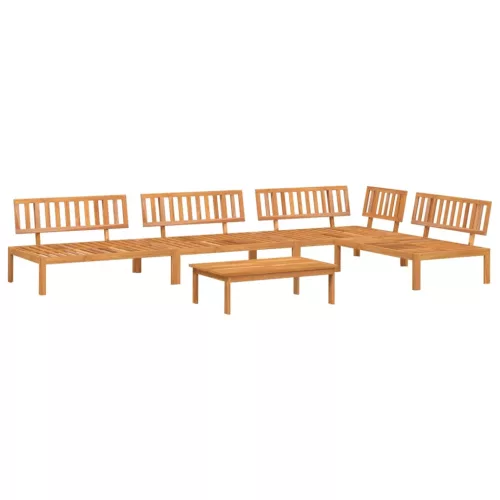  5 részes tömör akácfa kerti raklap ülőgarnitúra