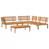  4 részes tömör akácfa kerti raklap ülőgarnitúra