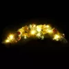  zöld PVC karácsonyi boltív LED-lámpákkal 90 cm
