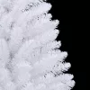  Mű karácsonyfa 150 LED-del Fehér 150 cm PVC és fém